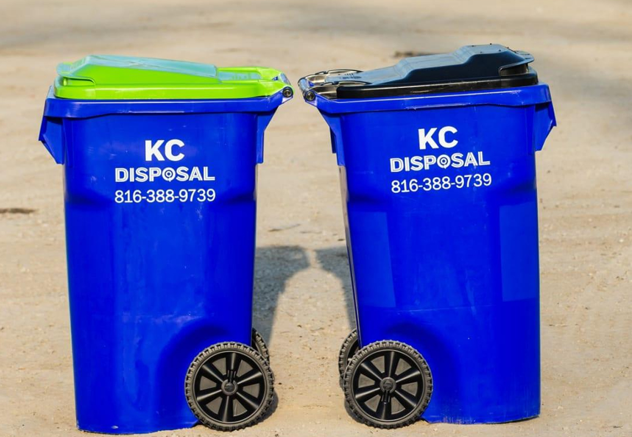Trash and recycling containers